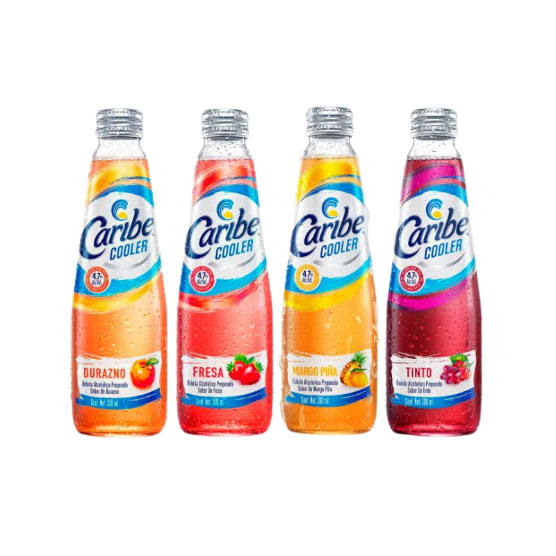 Cja RTD Caribe Sabor Manzana.300 ml /12 pza