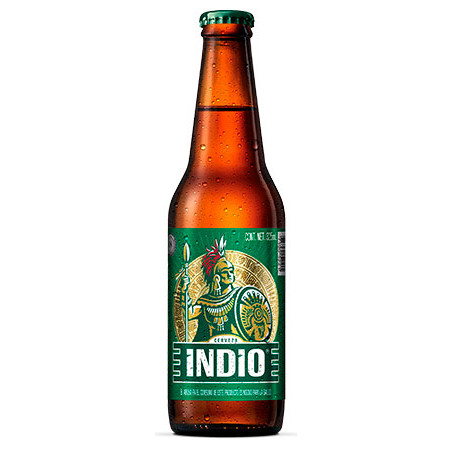 Cja Cerveza Indio Beauty 4x6 BOT .355 ml 20 pzas