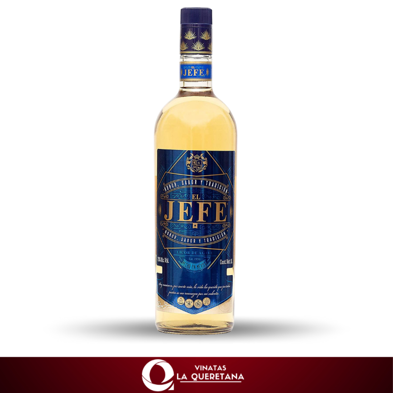 Licor de Agave El Jefe Azul  .1000 ml